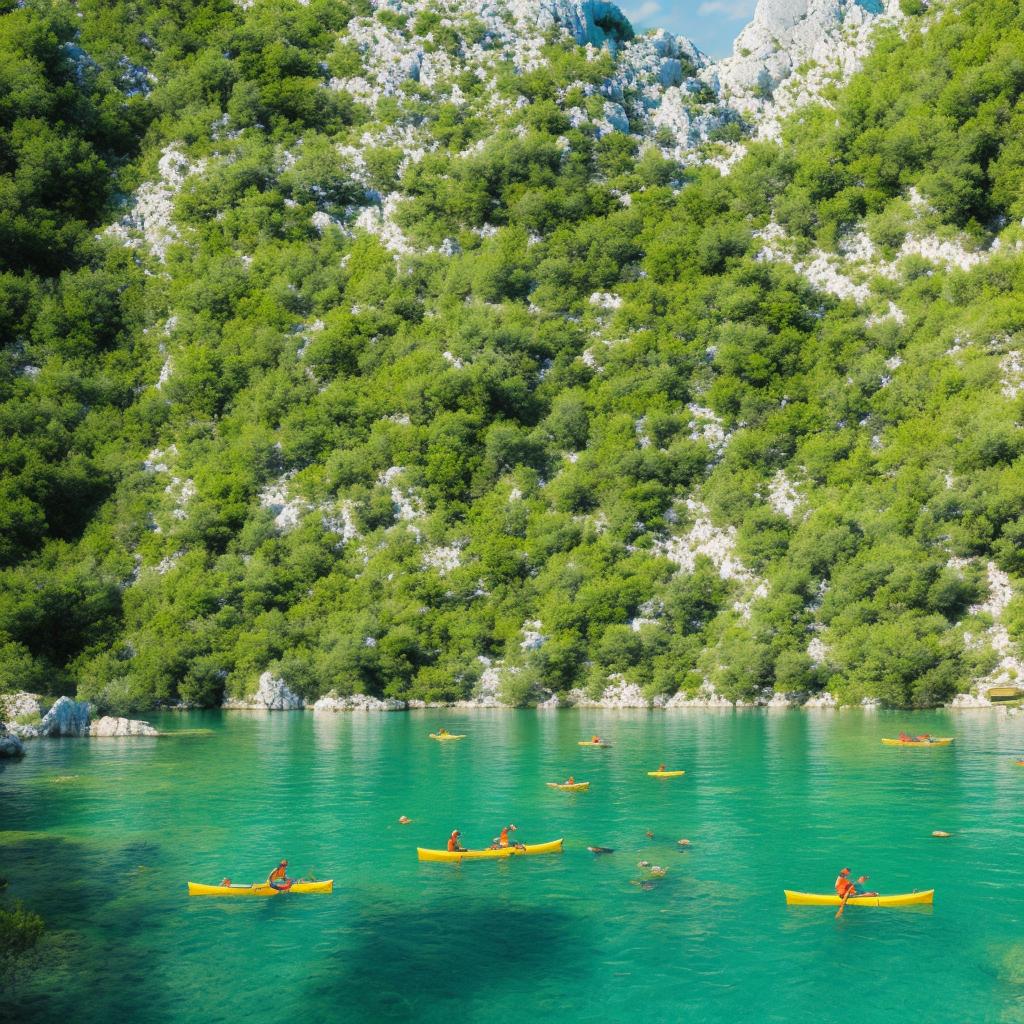 Pratiquer le canoë / kayak en Croatie