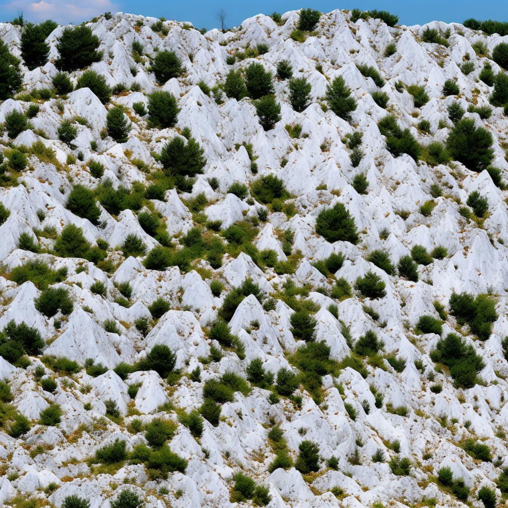 Carrières de pierre blanche croate