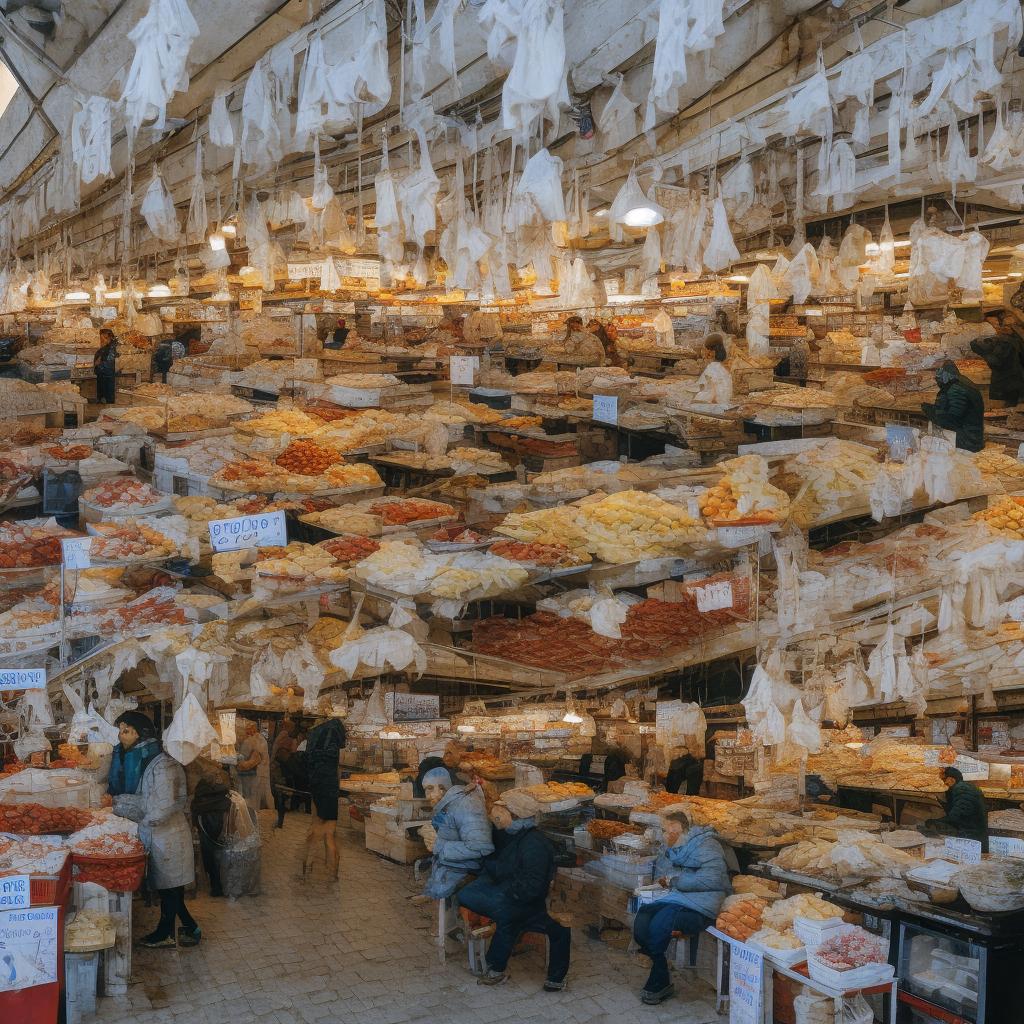 Marché de Dolac à Zagreb, Croatie