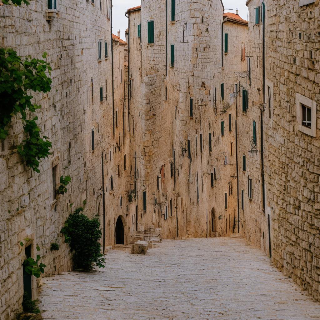 Motovun, ville touristique de Croatie
