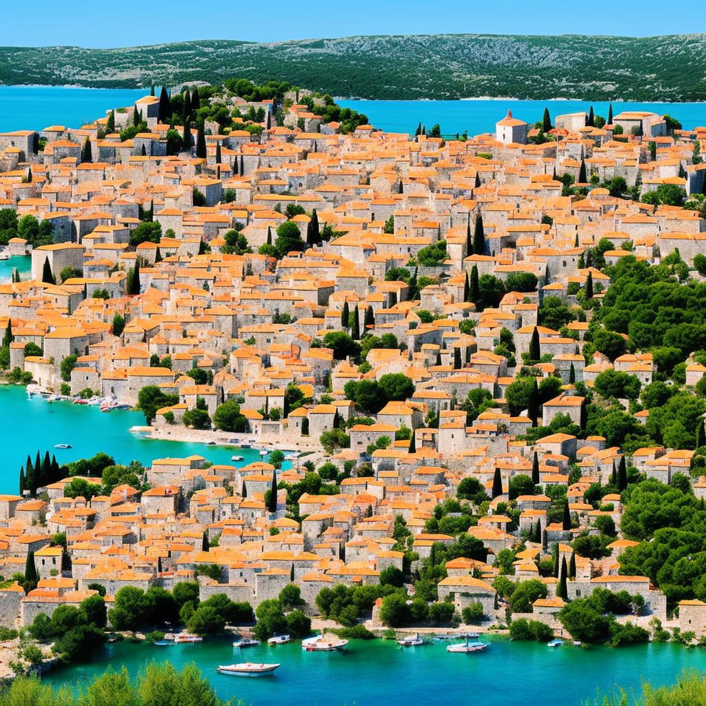 Petrcane, ville touristique de Croatie