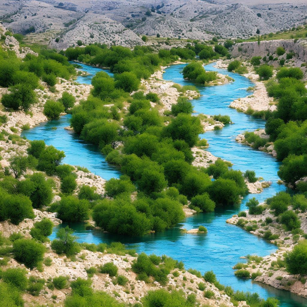 Rivière Zrmanja en Croatie