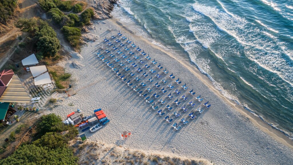 Paradise beach. Thassos Island, Greece