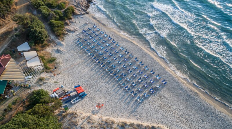 Paradise beach. Thassos Island, Greece